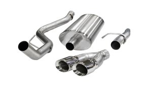 Ford F-150 Performance Exhaust - CORSA Performance - Cat Back Sport - Polished - `11-`14